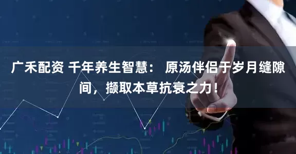 广禾配资 千年养生智慧： 原汤伴侣于岁月缝隙间，撷取本草抗衰之力！